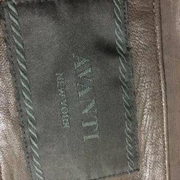 Avanti VTG  Dark Brown Leather Jacket Size Large - Picture 10 of 12